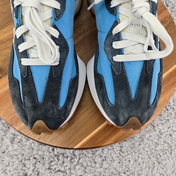 New Balance 327 Sky Blue Natural Indigo Casual Daily Fashion Sneaker Mens 9.5 D - Picture 6 of 13
